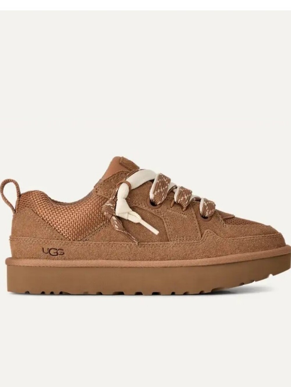 UGG Lo Lowmel Tan Suede Sneakers
